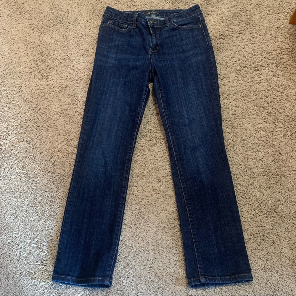 Lee Regular Fit Straight Leg Mid-Rise Jeans 10 Short